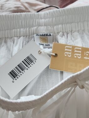 ananta White Maxi Skirt – One Size Flowing Women’s Skirt